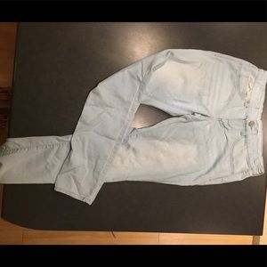 SO light wash skinny jeggings